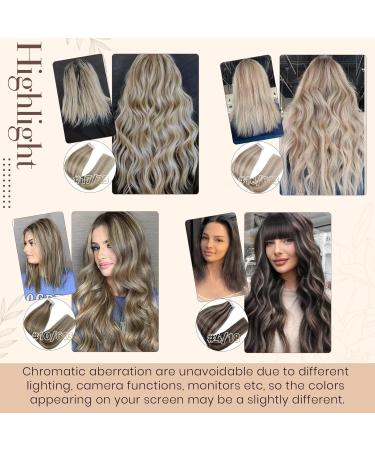 Hetto Real Hair Tape Extensions - Silky Ash Blonde Highlights #17/23 | 40cm & 50cm Lengths - Buy Online on GoSupps.com