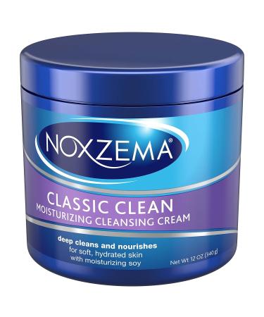 Noxzema Moisturizing Cleansing Cream 12oz (Pack of 6) - Gentle Facial Cleanser - Buy Online on GoSupps.com