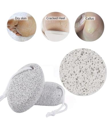 Bimsstein Foot Care Set - 2 Pumice Stones for Corns & Hard Skin Removal for Feet & Hands | Lightweight & Effective - Buy Online on GoSupps.com