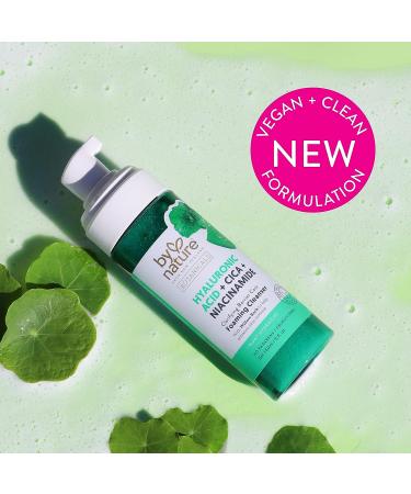 By Nature Hyaluronic Acid + Cica Foaming Cleanser - Hydrating Face Wash from New Zealand - 5 fl.oz - Buy Online on GoSupps.com