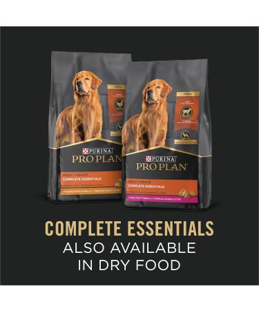 Purina Pro Plan Complete Essentials Wet Dog Food Entree Variety Pack 2 Flavours - 368 g Can (12 Pack) - Buy Online on GoSupps.com