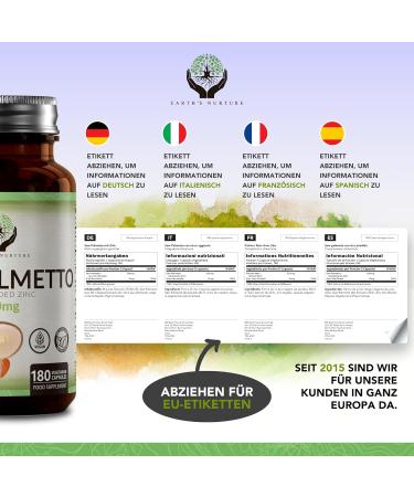 High-Dose Saw Palmetto Capsules - 180 Count | 320mg 20:1 Extract with Zinc | Gluten & Allergen-Free | Made in GB - Buy Online on GoSupps.com
