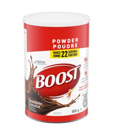 Boost Powder- Chocolate Instant Breakfast Drink Mix 880 g Canister Original Chocolate