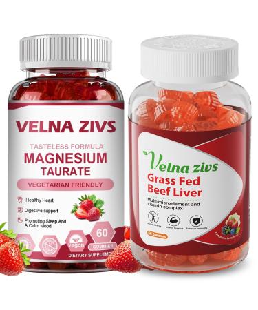 Magnesium Taurate Gummies and Beef Liver Gummies