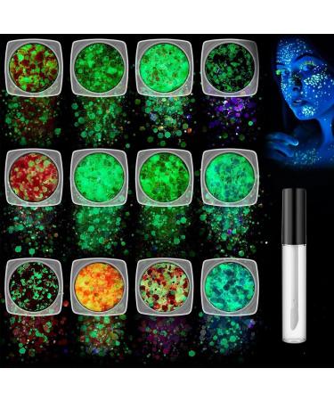 Face glitter for women face and body glitter luminous hair and body glitter 10ml skin-friendly cosmetics for girls carnival supplies - Buy Online on GoSupps.com