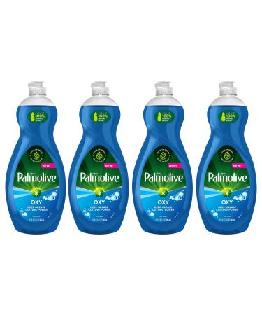 Palmolive Ultra Dish Soap Oxy Power Degreaser, 32.5 Fl Oz (Pack of 4)