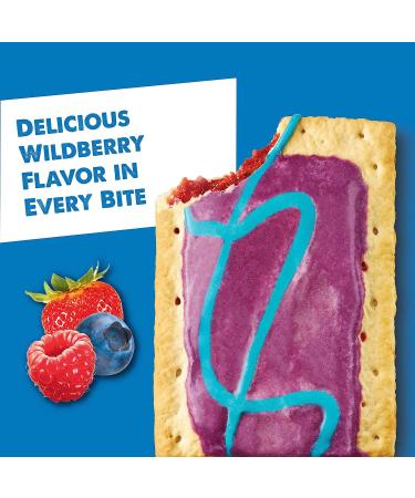 Pop-Tarts Toaster Pastries  Breakfast Foods  Kids Snacks  Frosted Wild Berry  13.5oz Box (8 Pop-Tarts) NEW-Wild Berry - Buy Online on GoSupps.com