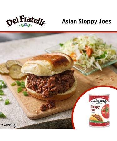Dei Fratelli Sloppy Joe Sauce 15oz - 6 Pack | All-Natural Vine-Ripened Tomatoes | Non-GMO & Gluten-Free - Buy Online on GoSupps.com