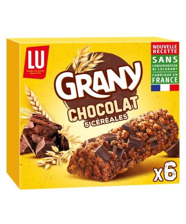 L'ou Barres C r ales Gourmandes au Chocolat Fondant Collation nerg tique Pratique (Bo te 6x125g) - Le lot de 4