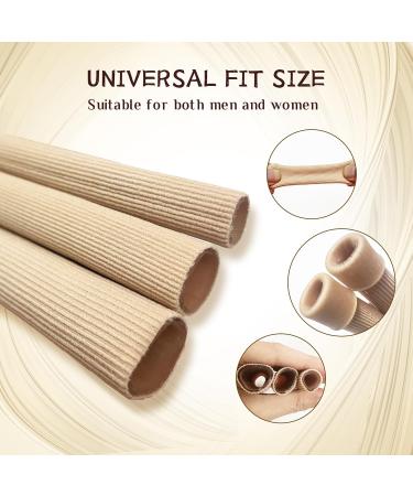 5 Pieces Cutable Silicone Toe Protection Cushion Tube - Gel Bandage for Corns Blisters & Calluses - Available in S M L Sizes for Men & Women - Buy Online on GoSupps.com