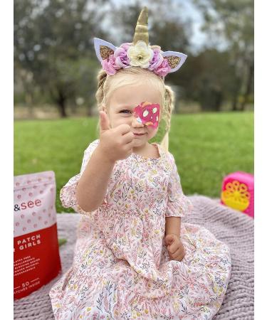 Unicorn Eye Patches for Kids & Adults | 50 Pack, Latex-Free, Hypoallergenic, Light Blocking Design - HIDE&SEE - Buy Online on GoSupps.com