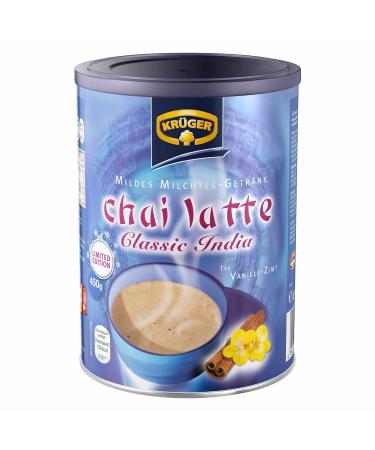 Buy Kr ger Chai Latte Classic India Vanilla-Cinnamon - Instant Milk Tea Powder 2 x 450g Cans - International Shipping Available - Buy Online on GoSupps.com