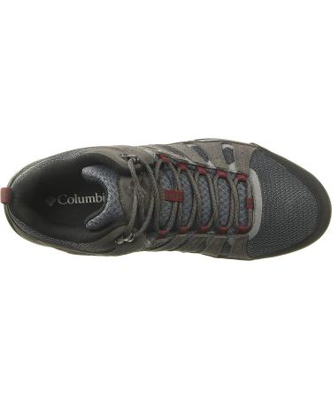 Columbia Men's Redmond V2 Mid Waterproof Hiking Boot - Size 12, Graphite/Red Jasper - Buy Online on GoSupps.com