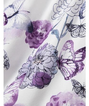 Puseky Toddler Baby Girls Floral Dress and Cardigan Set - 18-24 Months (Purple) - Buy Online on GoSupps.com