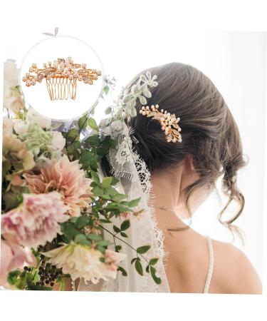 MERRYHAPY Bridal Hair Accessories Wedding Hair Accessories for Bridal Wedding Hair Side Comb Bride Hair Accessories Hair Comb for Women Hair Side Comb for Girl Pearl Hair Side Comb - Buy Online on GoSupps.com