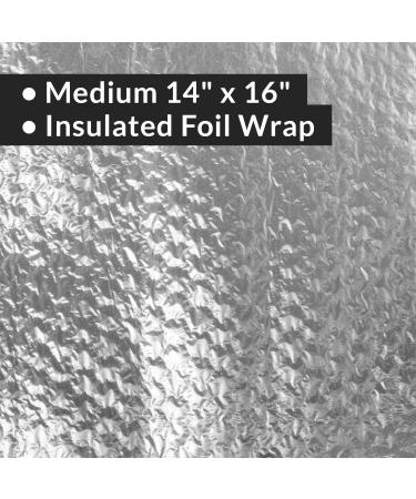Oasis Supply Pre-Cut Insulated Foil Sandwich Wrap Sheets - 100 Count, 14x16 Inch - Grease-Resistant for Hot Food Items - Buy Online on GoSupps.com