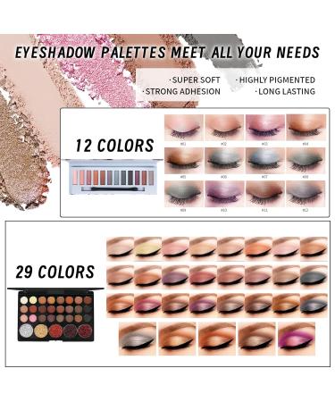 Full Face Makeup Set for Women Girls & Teens | Multipurpose Makeup Kit - Perfect Gift for Beginners & Pros - Buy Online on GoSupps.com