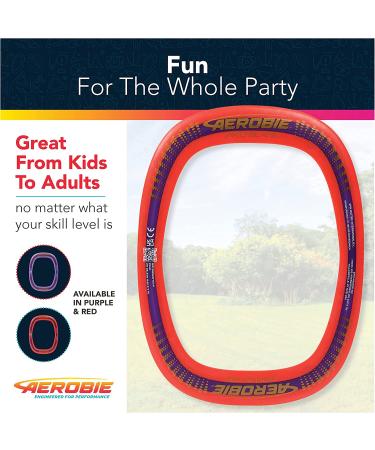 Aerobie Pro Blade Throw Ring - Lightweight Kids Toy for Disc Golf & Outdoor Games - Red Pro Blade - Buy Online on GoSupps.com