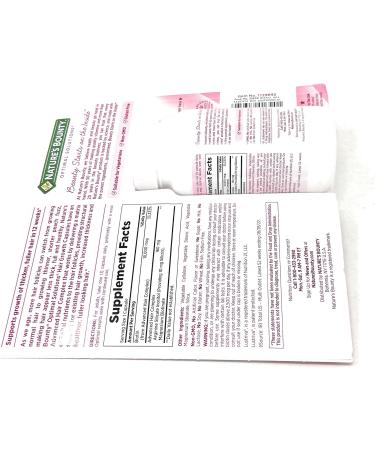 Nature's Bounty Hair Growth Supplement 1 Per Day Clinically Shown to Support Thicker Fuller Hair with Biotin Silicon & Arginine 90 Capsules - Buy Online on GoSupps.com