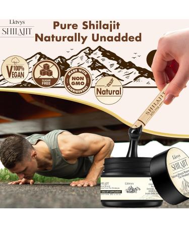 Lktvys Himalayan Shilajit 30 g 500 mg Per Serving Shilajit Supplement Shilajit Resin Enriched with Over 85 Essential Micronutrients Supports Energy & Vitality Pure Shilajit for Men and Women - Buy Online on GoSupps.com