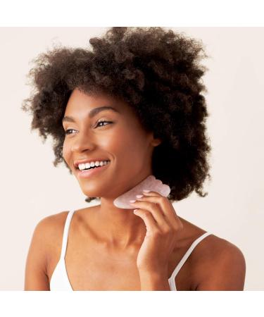 Plum Beauty Rose Quartz Sculpting Gua Sha Stone - Buy Online on GoSupps.com