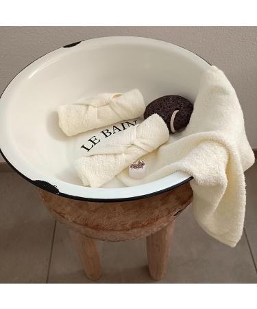 Zollner 10 Set Beige Seif Towels - Soft & Strong Washcloths 30x30 cm - Hotel Quality Washable Cotton with Hanger - Ideal for Home & Travel - Buy Online on GoSupps.com