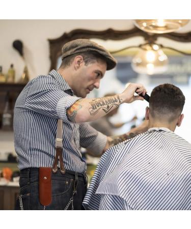 Exceart PU Leather Razor Case - Travel Sheath for Safety Razors | Embroidered Ladies Shaving Bag - Buy Online on GoSupps.com