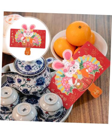 ABOOFAN 16 Pcs Monthly Card Folding Lai Si Feng Gift Bag Pouch Coin New Year Money Pouches japandi Decor Decorations Envelope Paper Foldable Pocket Purse Asia New Year red Money Gift - Buy Online on GoSupps.com