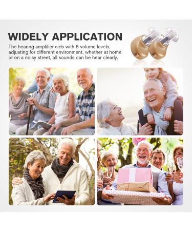 Hearing Aids for Seniors | Noise Cancelling Amplifier | 2 Pack Mini Assist Devices | 3 Ear Tip Sizes - Buy Online on GoSupps.com