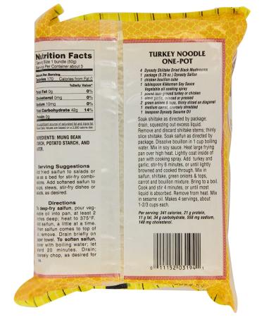 Buy Dynasty SaiFun Bean Threads Noodles | 5.29 oz Bags (Pack of 12) - Gluten-Free & Versatile - Buy Online on GoSupps.com