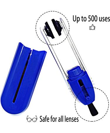 Kawaii Glasses Cleaning Kit - High-Efficiency Microfiber Brush & Portable Cleaner - Blue - Buy Online on GoSupps.com