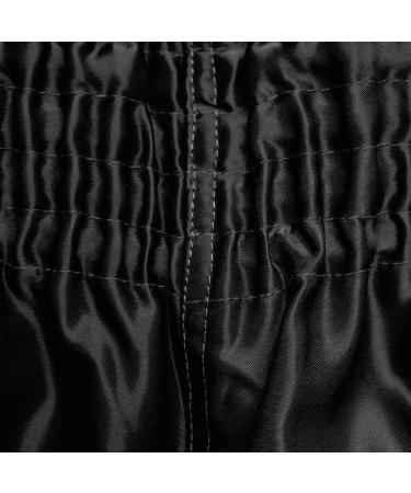 Hardcore Training Classic Muay Thai Shorts - Black/White/Red/Camo/Blue - Kick Boxing MMA Combat Sport Sparring Trunks (Black, Small) - Buy Online on GoSupps.com