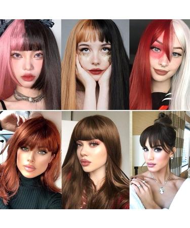 Bangs Hair Clip Clip in Bangs French Bangs Hair Thick Curved Bangs Extensions 6" Short Synthetic Bangs Fringe with Temples Hairpieces for Women Girls Bangs Clip in Hair (Color : 006) - Buy Online on GoSupps.com