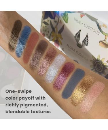 Buy True + Luscious Flora Furiosa Eyeshadow Palette - Vegan Talc-Free Cruelty-Free | 10 Rich Pigmented Shades for Stunning Looks - Buy Online on GoSupps.com