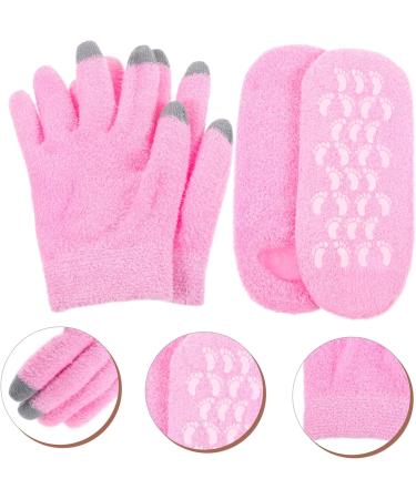  POPETPOP POPETPOP 1 Set And Foot Mask For Women Socks Night Lotion For Women Moisturizing Fabric Gel Pink Girl And Child - Buy Online on GoSupps.com