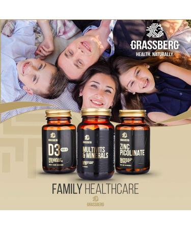 SIA GRASSBERG Grassberg Multivits & Minerals 90 Capsules Unflavoured 90 capsules - Buy Online on GoSupps.com