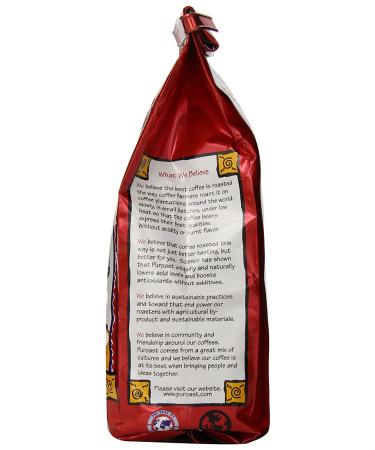 Puroast Low Acid French Roast Ground Coffee 0.75 lb - Premium Organic Blend with High Antioxidants - Buy Online on GoSupps.com