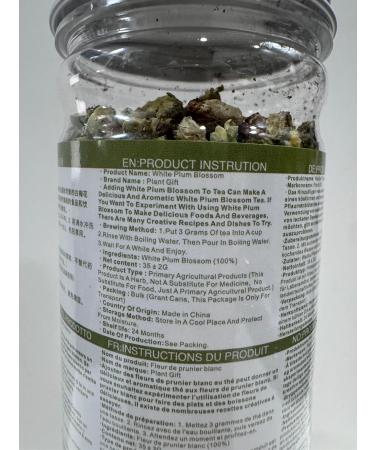 100% Dried White Plum Blossom 35G/1.23oz Frais Feuilles en Vrac sans OGM Savon Naturel Base de Fleurs s ch es Herbes pour th sirop Boisson Boulangerie beaut DIY sachets et pices fra ches - Buy Online on GoSupps.com