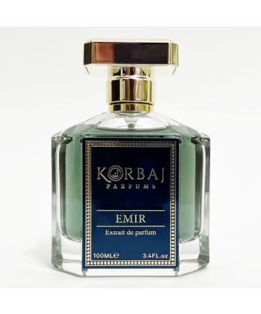 Emir - Arabian Perfume for Women Eau de Parfum Men with with Sicilian Orange Calabrian Bergamot - White Musk Vanilla Amber and Fruity Notes100ml 3.4 Fl Oz (Pack of 1) EMIR