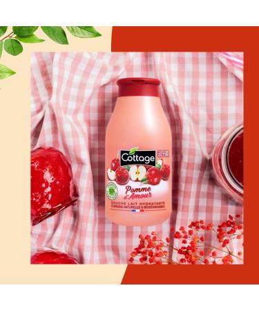  Cottage Cottage Moisturising Shower Gel - Love Apple - 97% Natural Ingredients - 250 ml - Made in France - Buy Online on GoSupps.com