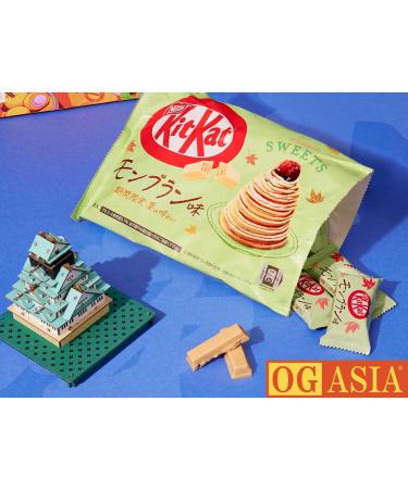 KITKAT Mini Mont Blanc Limited Edition White Chocolate Brown Flavor OG ASIA 116g (Pack of 10) - Buy Online on GoSupps.com