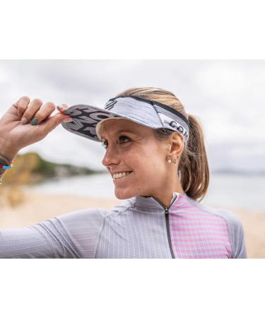 Buy COMPRESSPORT Ultralight Running Visor - One Size Grey | Lightweight Breathable & Perfect for Runners | International Shipping Available - Buy Online on GoSupps.com