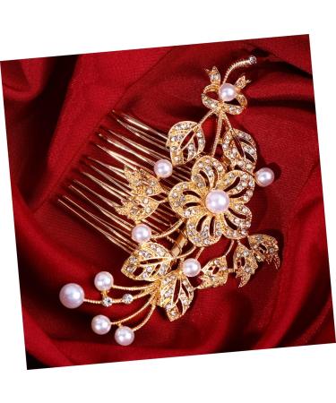 DOITOOL Rhinestone Hair Accessories Crystal Headpiece Bridal Headpiece Rhinestone Hair Clip Womens Barrettes for Hair Womens Hair Clips Hair Jewels for Women Tiara The Flowers Bride Comb - Buy Online on GoSupps.com