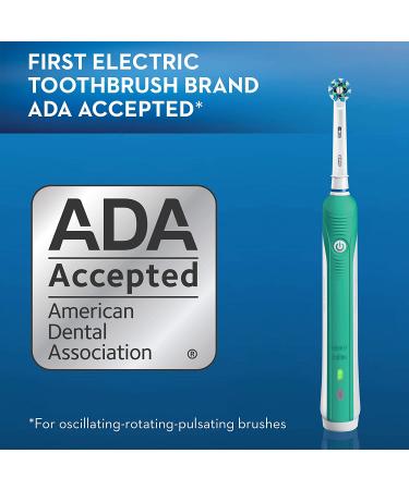 Oral-B Pro 1000 CrossAction Electric Toothbrush - Green | Best Price & Free Shipping - Buy Online on GoSupps.com