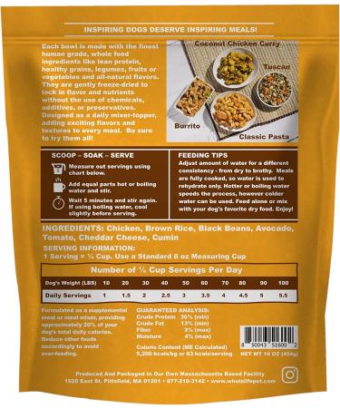 Whole Life Pet Meal Mixer Food Topper for Dogs - Protein-Rich & All Natural Ingredients - Perfect for Picky Eaters - Buy Online on GoSupps.com