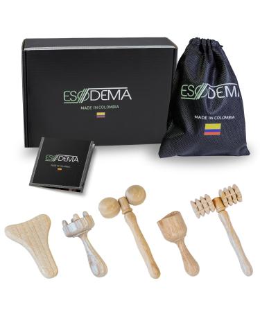 Esodema squadramble face argan oil face bi oil 30ml squeegee roller set set facial massage device against wrinkles gua sha set facial roller against folds 6