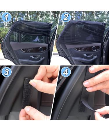 Lechin Sun Shade for Baby - Universal Car Window UV & Heat Protection (2 Pieces L) - Ideal for Passenger Vehicles - Buy Online on GoSupps.com