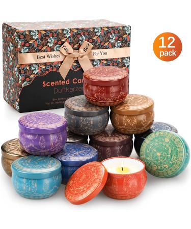 12 Pack Bulk Constellations Scented Candles - 2.5oz 240H - Gifts for Women - Ideal Birthday/Teacher/Hostess/Housewarming Gift - Home Scented Candles for Women - Favors for Friends, Mom - Appreciation/Farewell Gift - Buy Online on GoSupps.com
