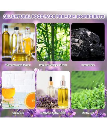 Lavender Foot Pads 10 Packs - Bamboo Vinegar Extract for Better Sleep, Fatigue Relief, Deep Cleansing, Detox, Pain Relief - Buy Online on GoSupps.com