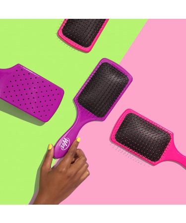 Wet Brush Paddle Detangler Brush - Purple | Effortless Hair Untangling - Buy Online on GoSupps.com